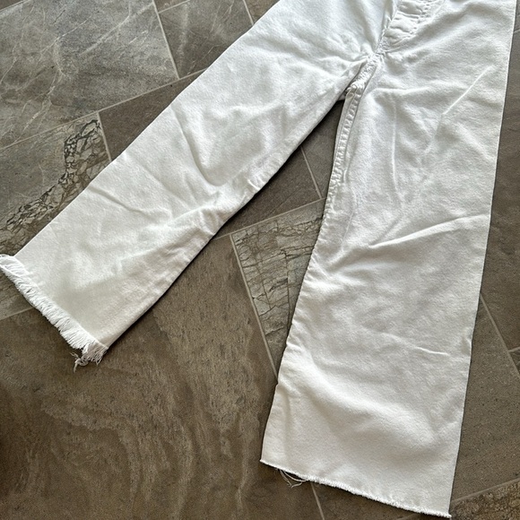 Zara relaxed,fit wide leg baggy, jeans, 8 girls, white, no stains, rips or tears - Picture 2 of 7